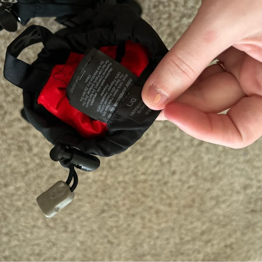 Outdoor Research Adrenaline Gloves Kids Winter Nylon Hiking Snow Waterproof Lg